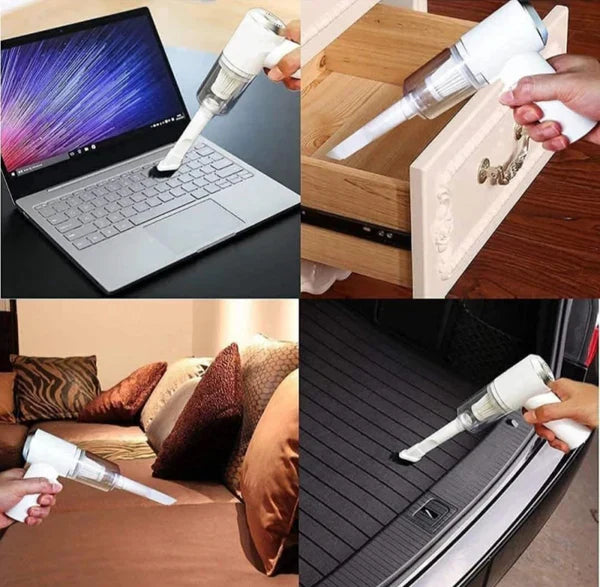 Wireless Car Vacuum & Air Blower (High Power Portable Cleaner)