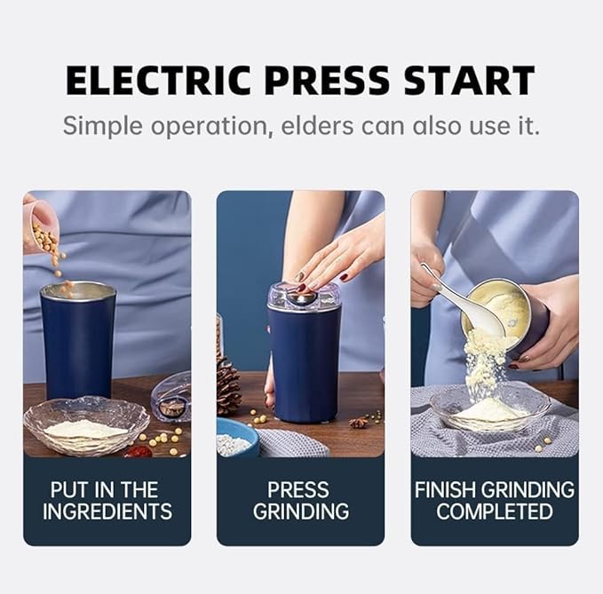 Electric Coffee Grinder(Random Color)