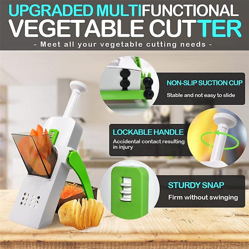 4 in 1 Mandoline Spring Slicer Vegetable and Fruits Cutter