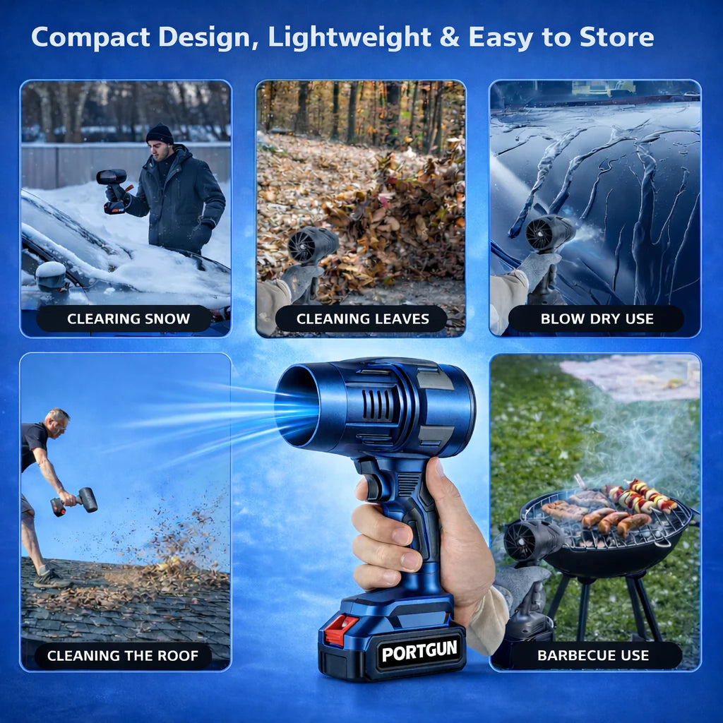 Jetblower - The Most Powerful Rechargeable Turbo Air Blower System (20,000 RPM)
