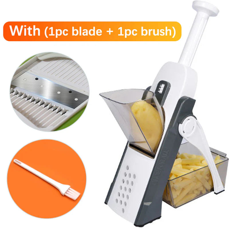 4 in 1 Mandoline Spring Slicer Vegetable and Fruits Cutter